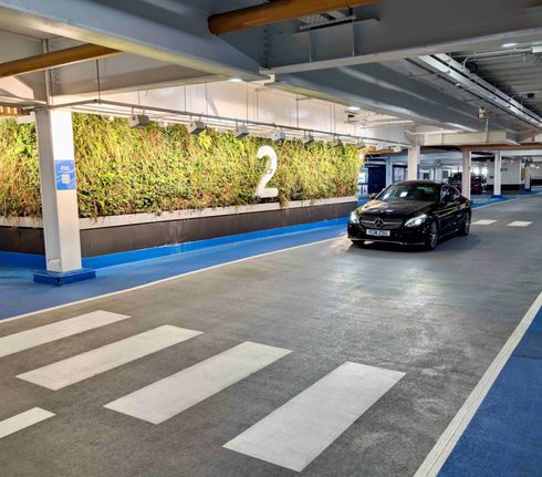 Midsummer Place multi storey car park Milton Keynes cmk secure car parking